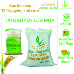 25Kg Gạo Tài Nguyên lúa mùa nở xốp khô cơm