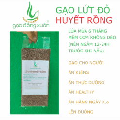 Gạo lứt đỏ huyết rồng cho người ăn chế độ